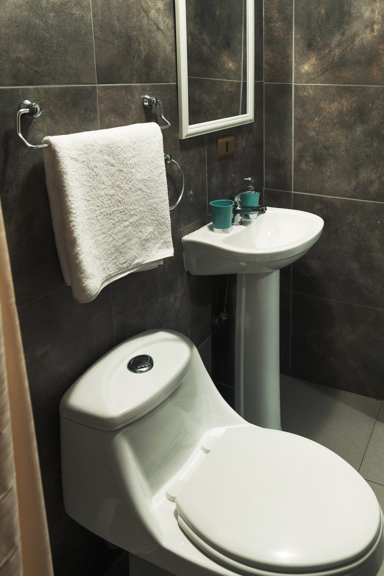 Baño privado de la habitación