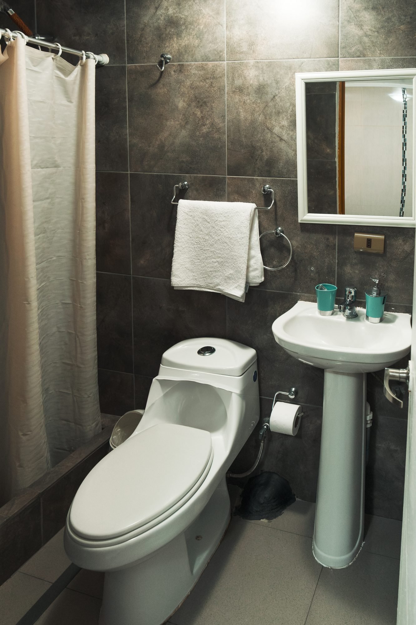 Baño privado de la habitación
