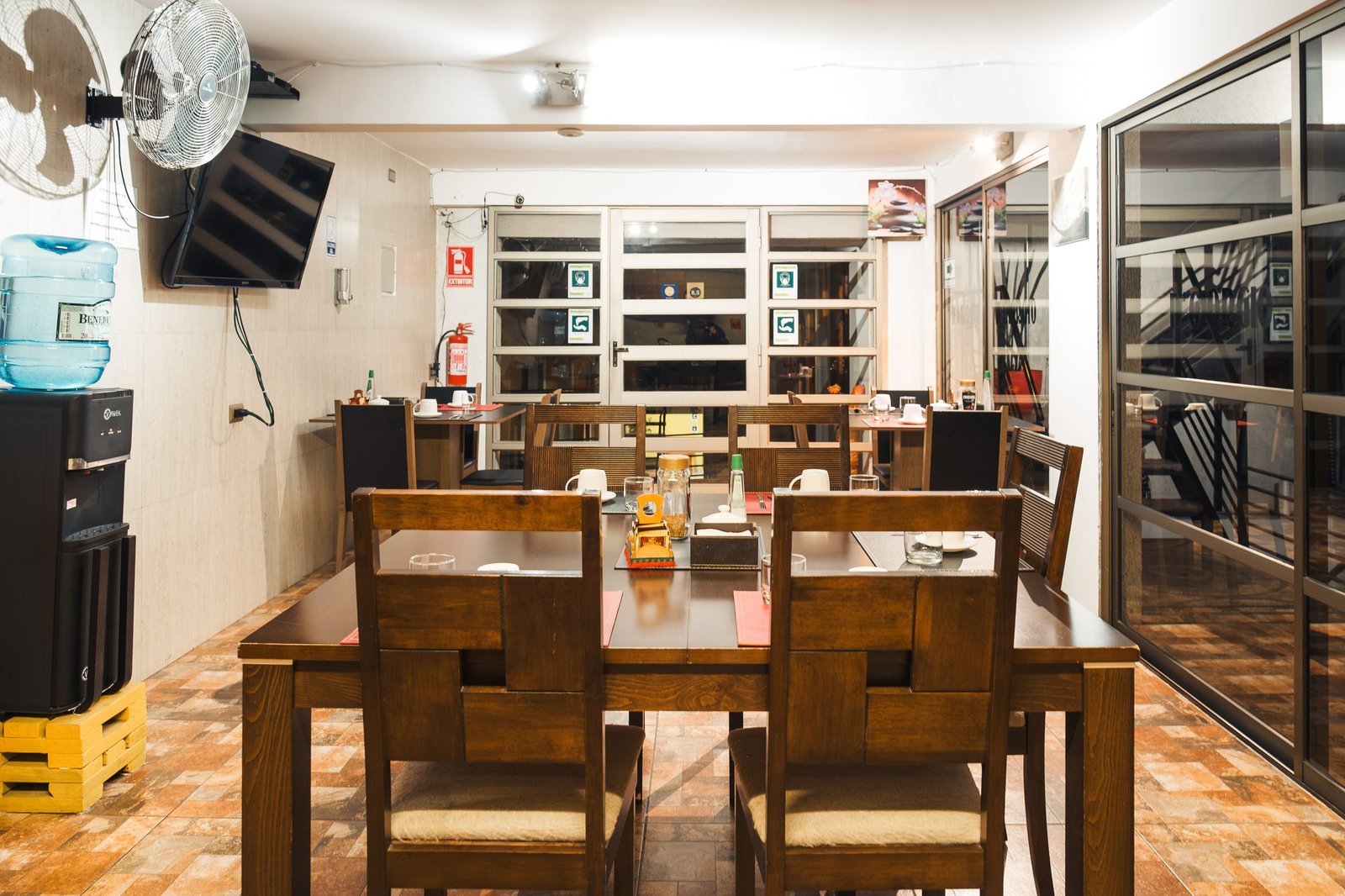 Comedor donde se sirve el desayuno